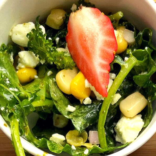 Kale & Strawberry Salad